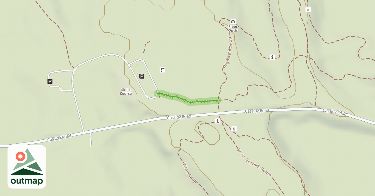 Map of Cassidy Road Lot Connector
