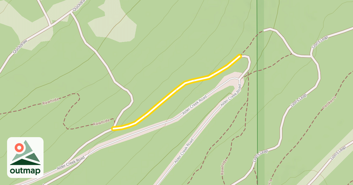 Map of Rawhide
