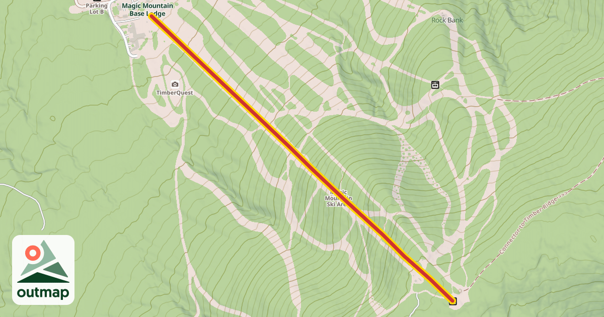 Map of Black Line Quad