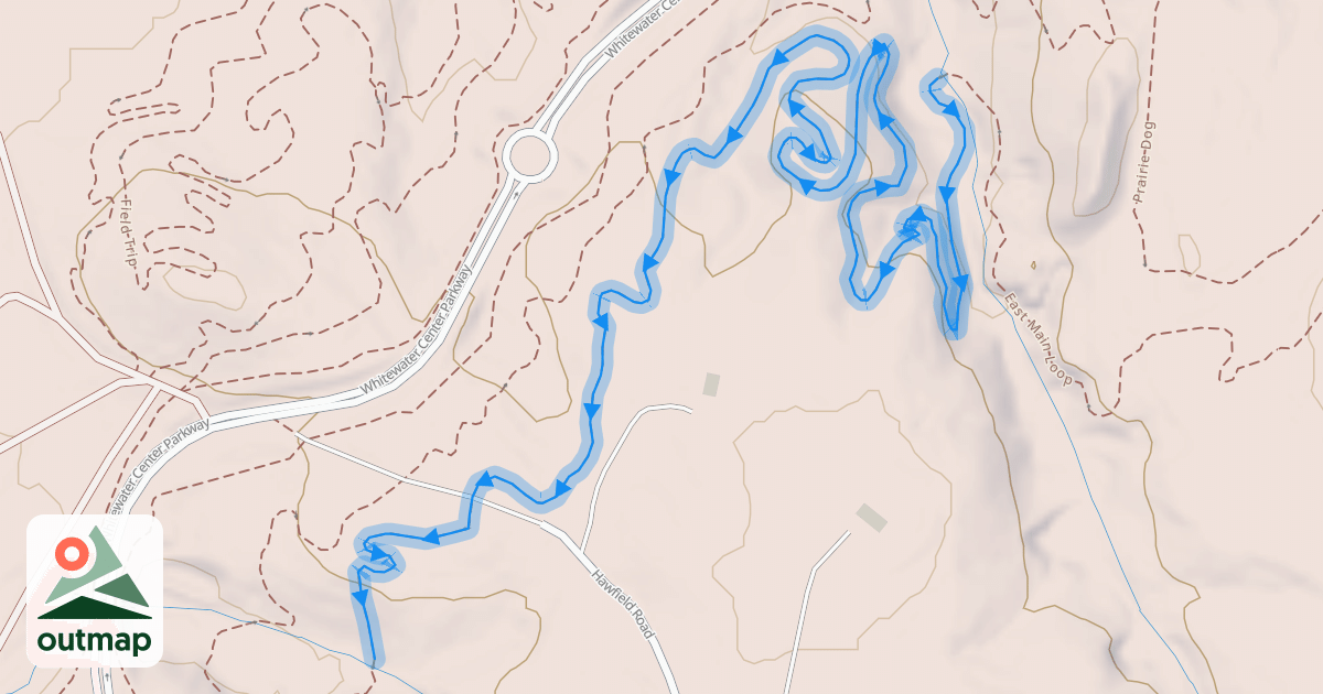 Map of East Main Loop