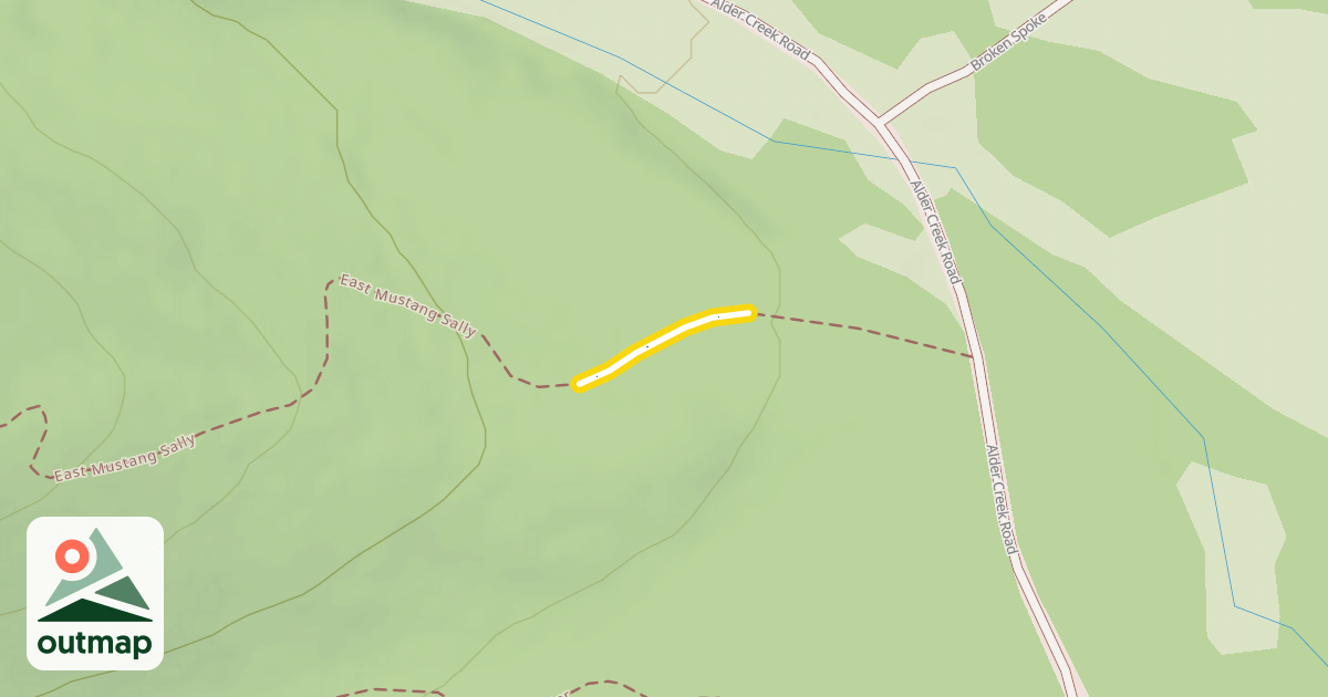 Map of East Mustang Sally