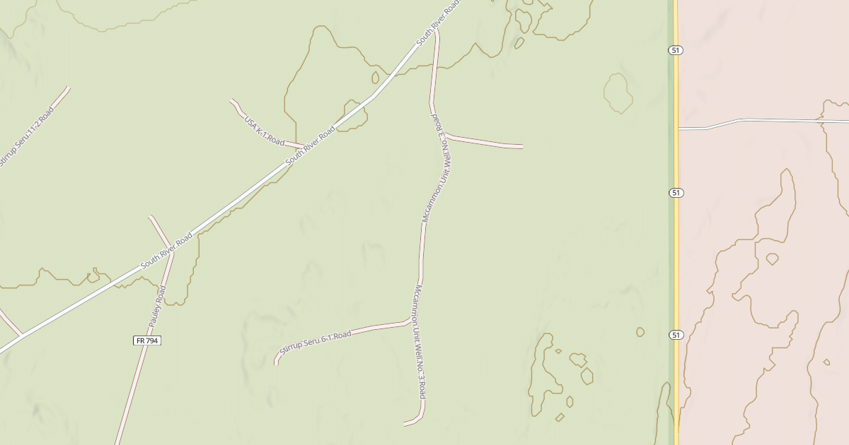 Map preview of MCCAMMON UNIT WELL NO. 3
