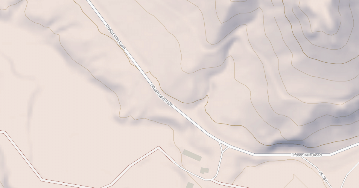 Map preview of FIFTEEN MILE