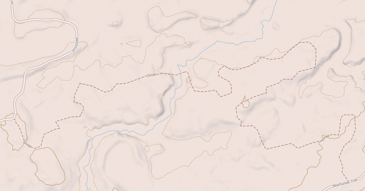 Map preview of Straight Arrows Trail