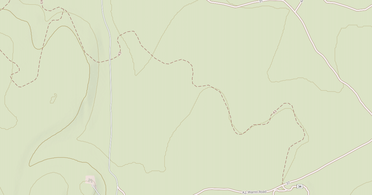 Map preview of Cline Buttes Tr 43