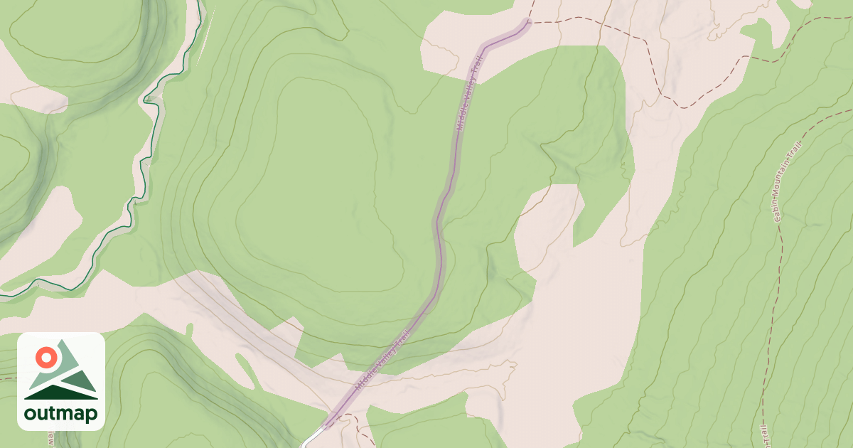 Map of MIddle Valley Trail