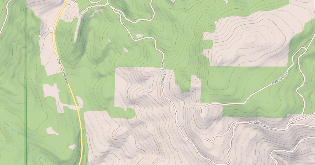 Map preview of RAGSDALE BUTTE