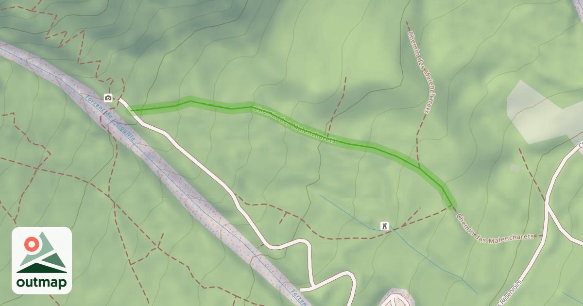 Map of Chemin des Malencharets