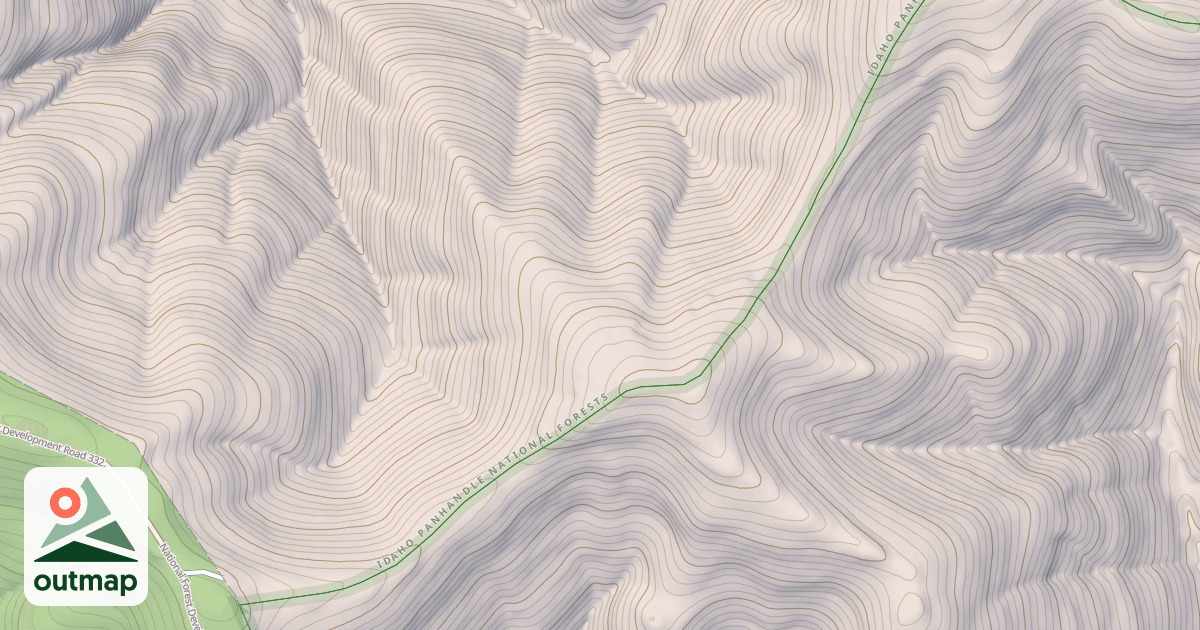 Map of ELK RIDGE