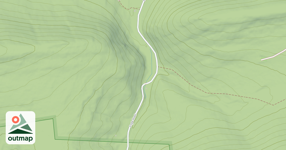 Map of Bald Eagle State Forest Snowmobile Trails
