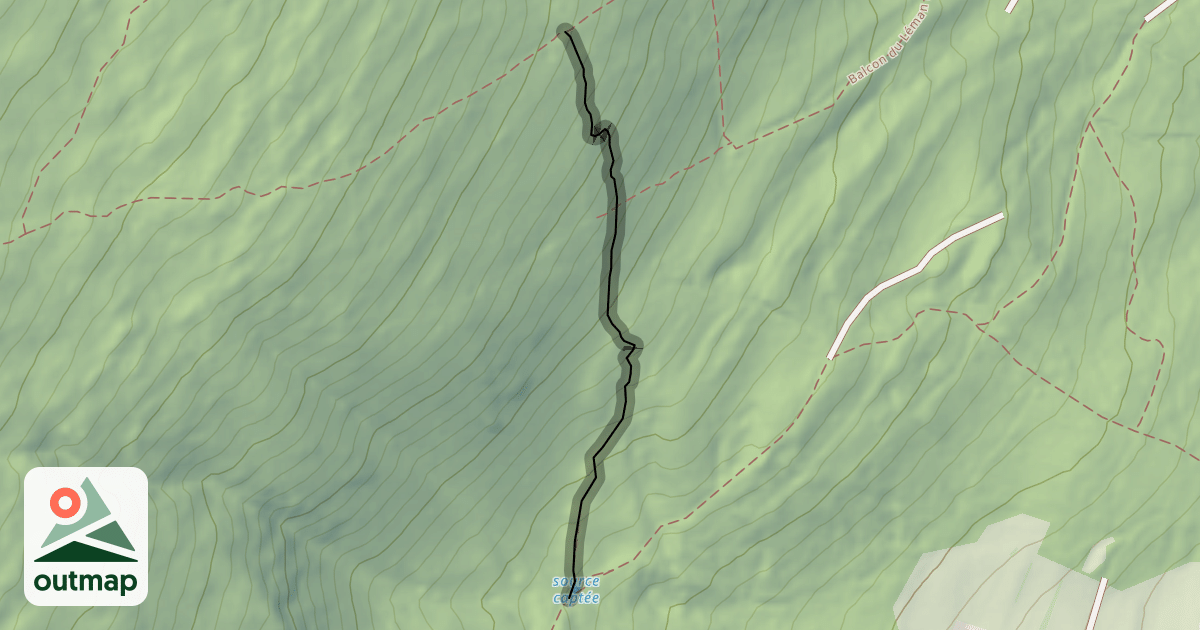 Map of Chemin du Châble
