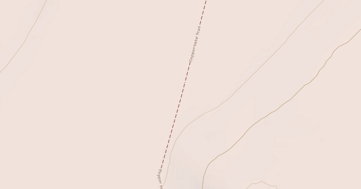 Map preview of Copper Lake Trail