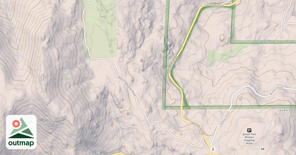Map of BACON MDW.