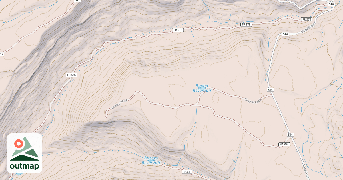 Map of NARRAGUINNEP CANYON