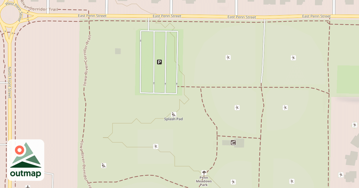 Map of Penn Meadows Park