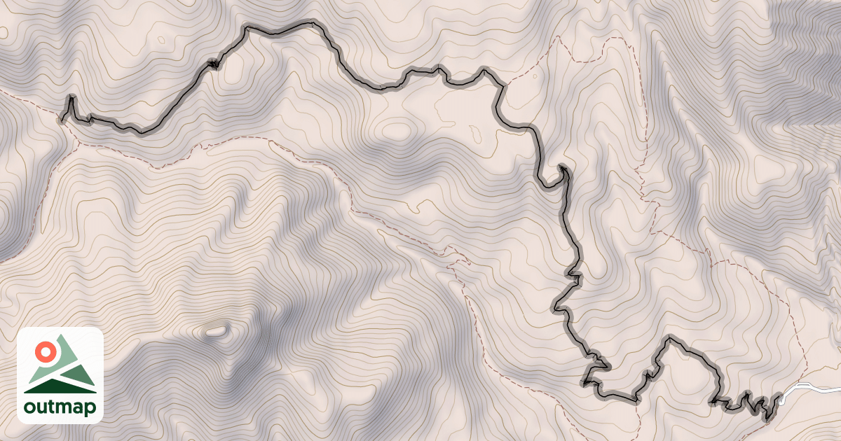 Map of Coyote Ridge Trail #153