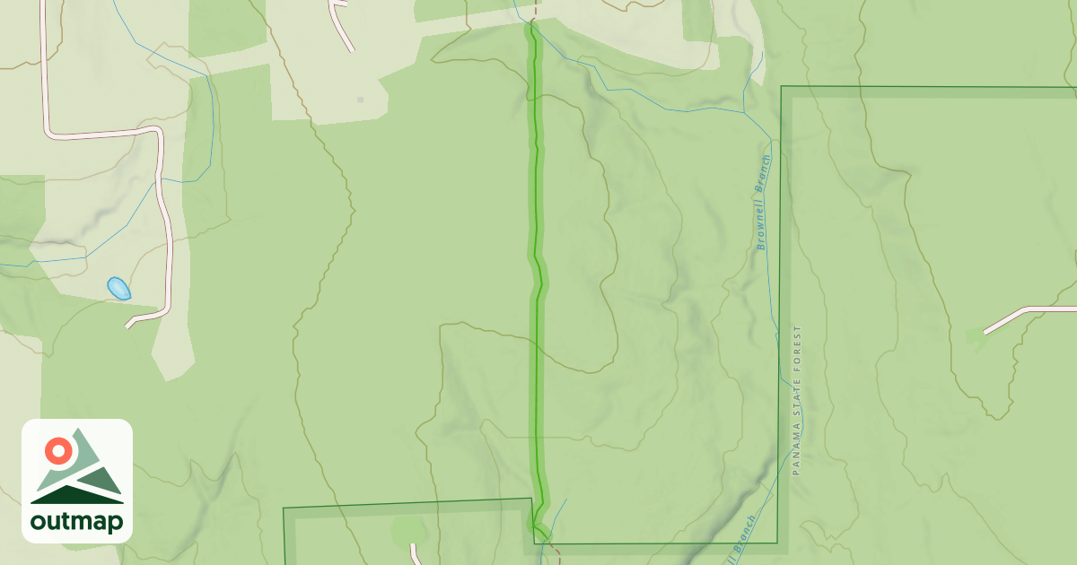 Map of Fred J. Cusimano Westside Overland Trail