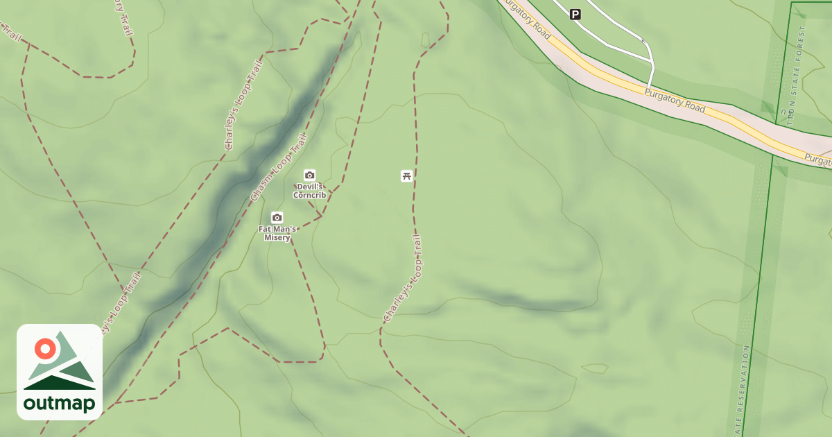 Map of Charley's Loop