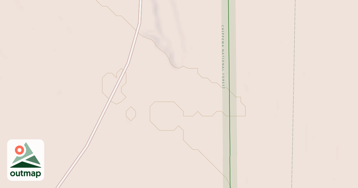 Map of EAST SKIMMERHORN CREEK SPUR AA