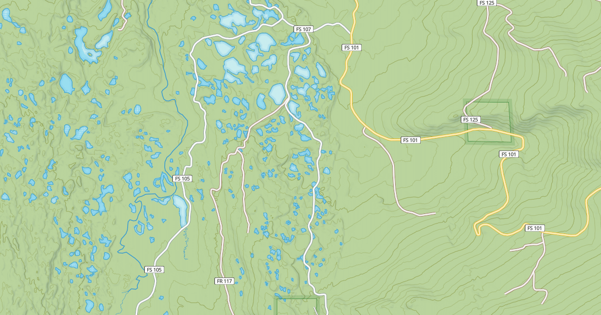 Map preview of EAST FORK