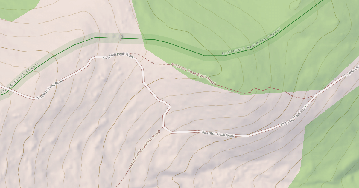 Map preview of KINGSTON PEAK