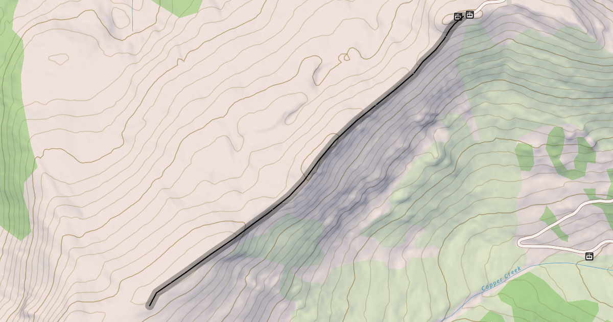Map preview of West Ridge Traverse