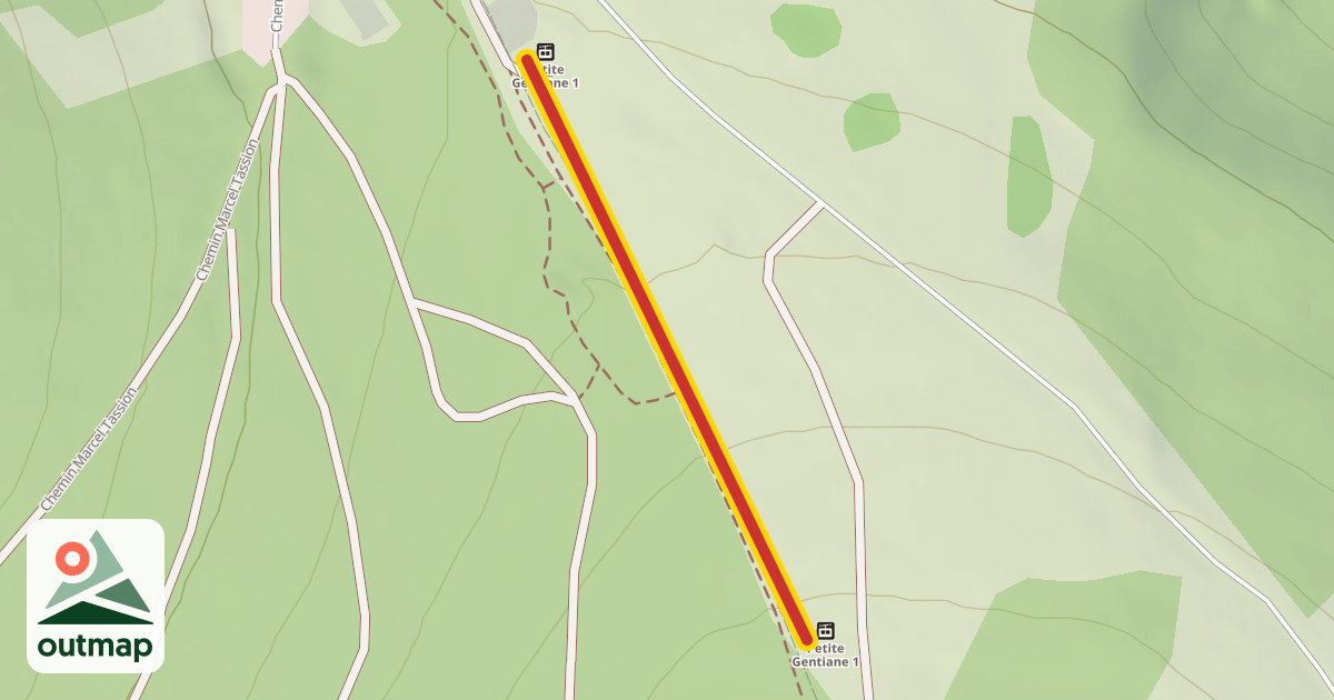 Map of Petite Gentiane 2