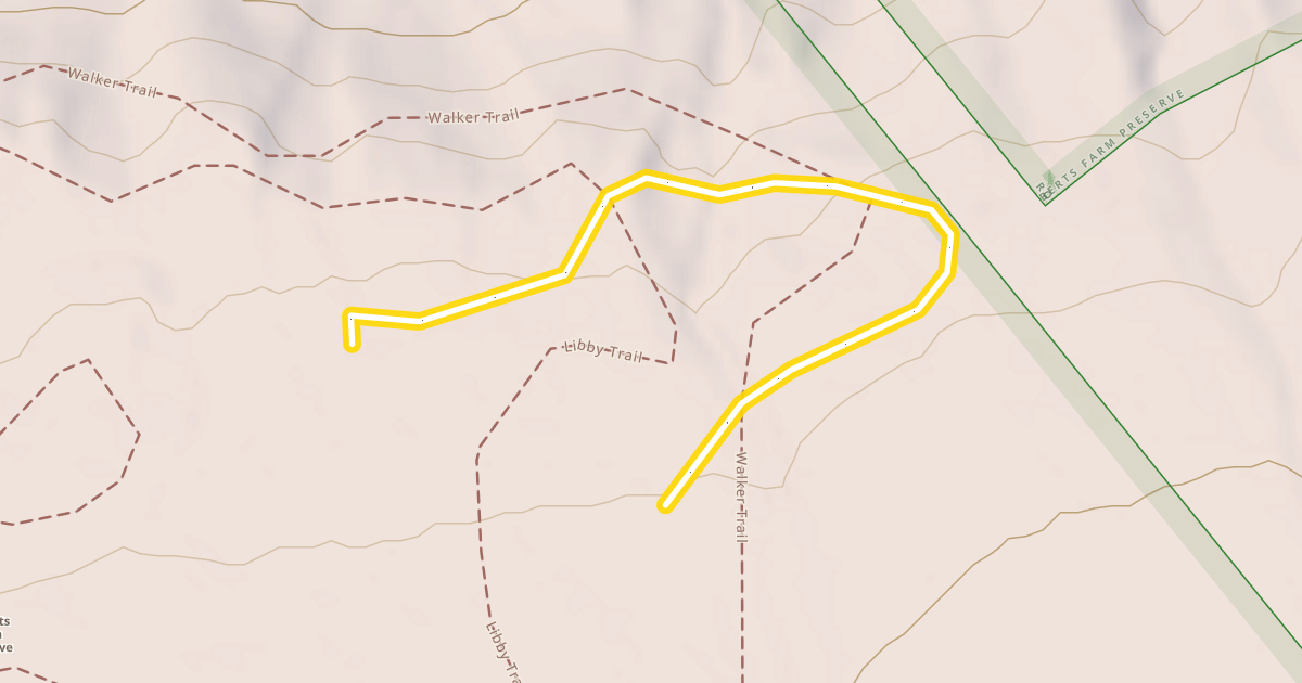 Map preview of Roberts Farm Trail