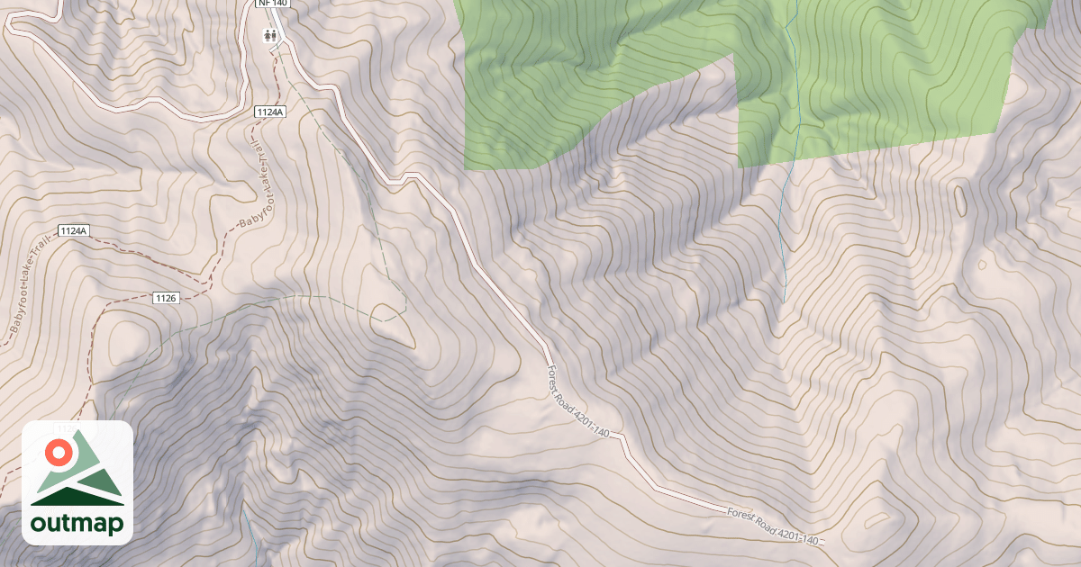 Map of HUNGRY HILL