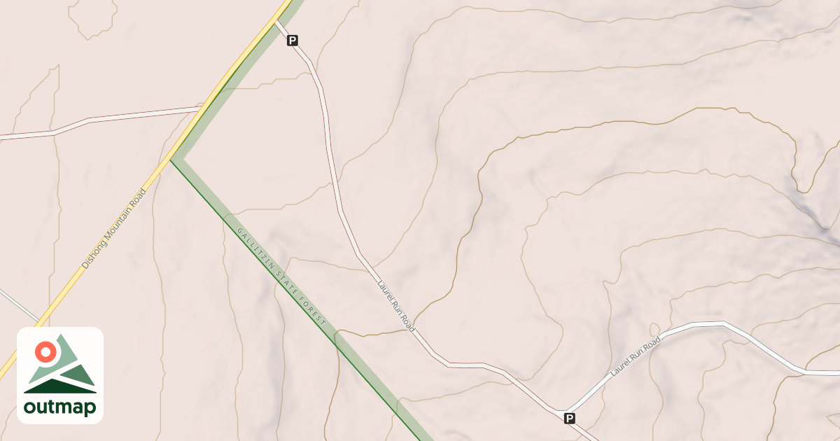 Map of Rager Mountain Division Snowmobile Trails
