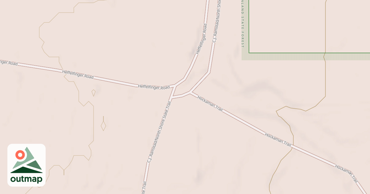 Map of Moose Run Trail