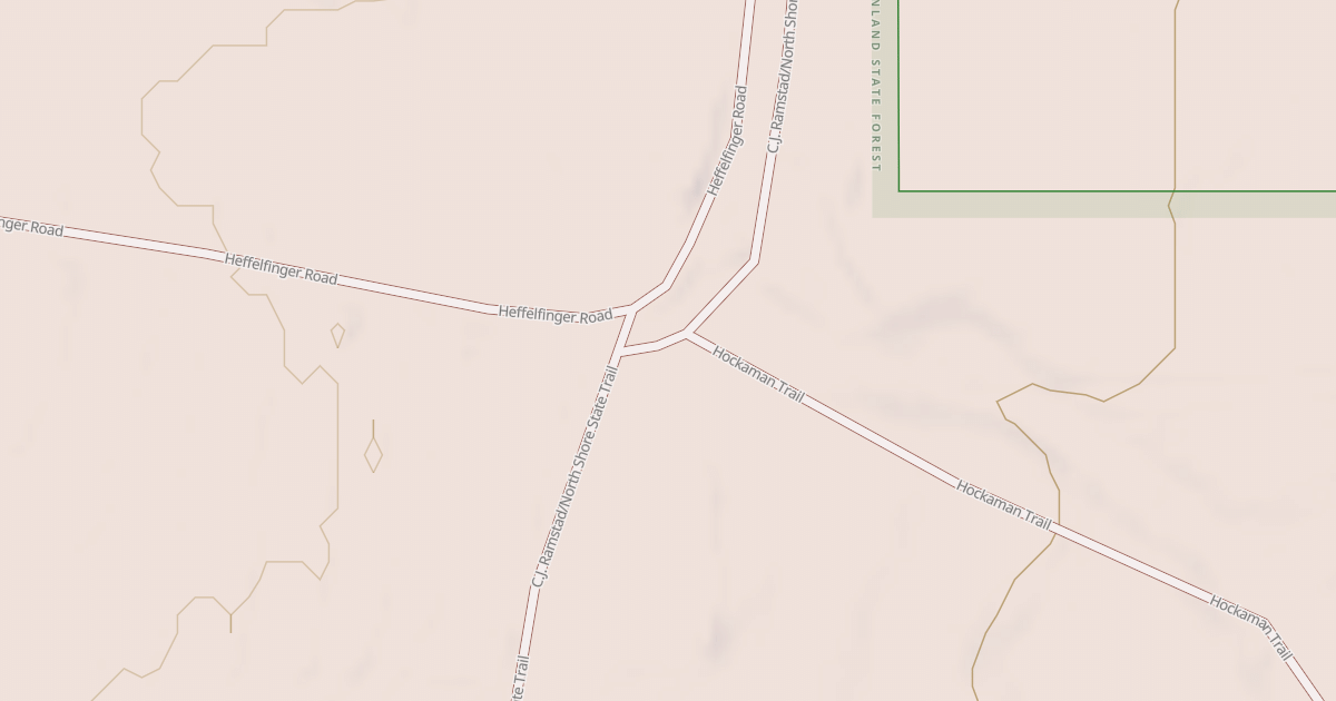 Map preview of Moose Run Trail