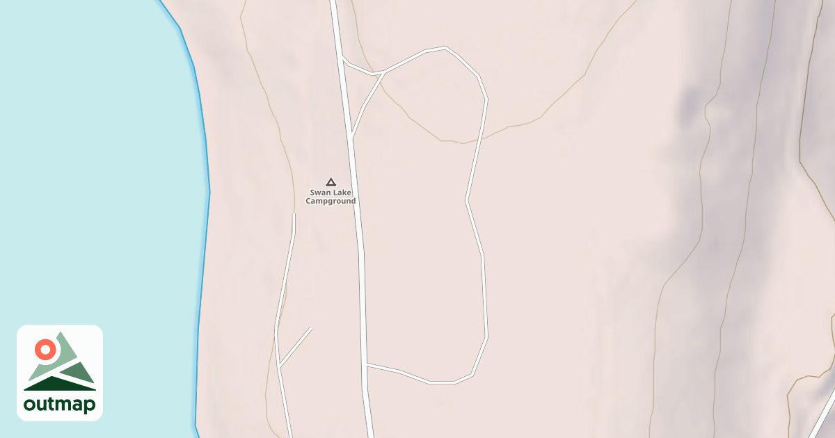 Map of SWAN LAKE CAMPGROUND