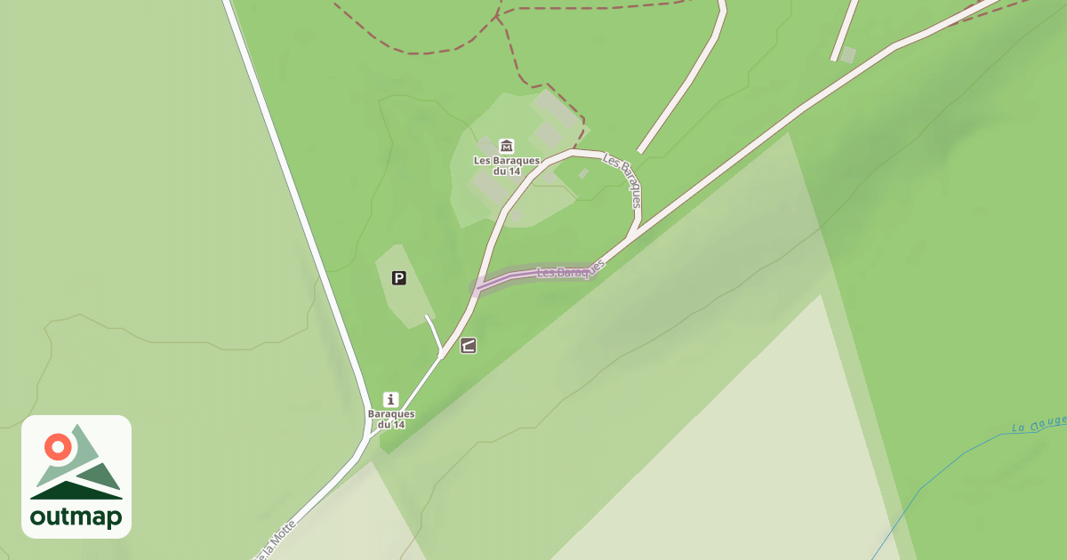 Map of Les Baraques