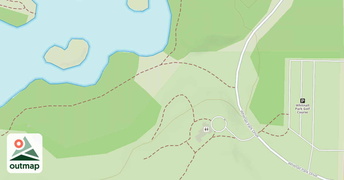 Map of Whitnall Park Sledding Hill