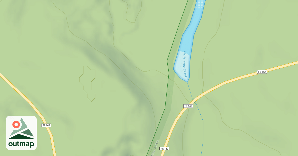Map of FR 142A