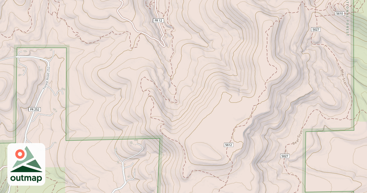 Map of MEADOW SINGLETRACK