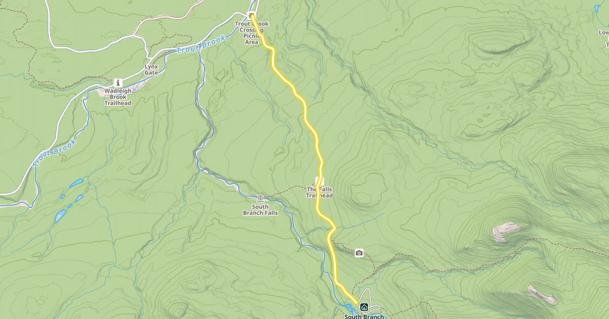 Map preview of South Branch Pond