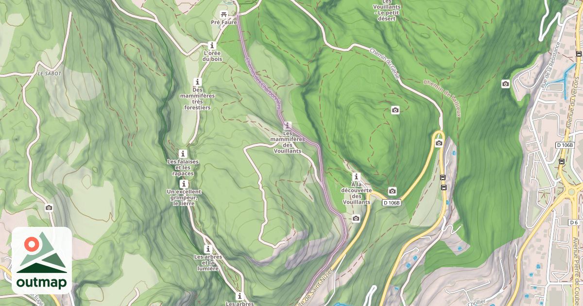 Map of Chemin des Charbonniers