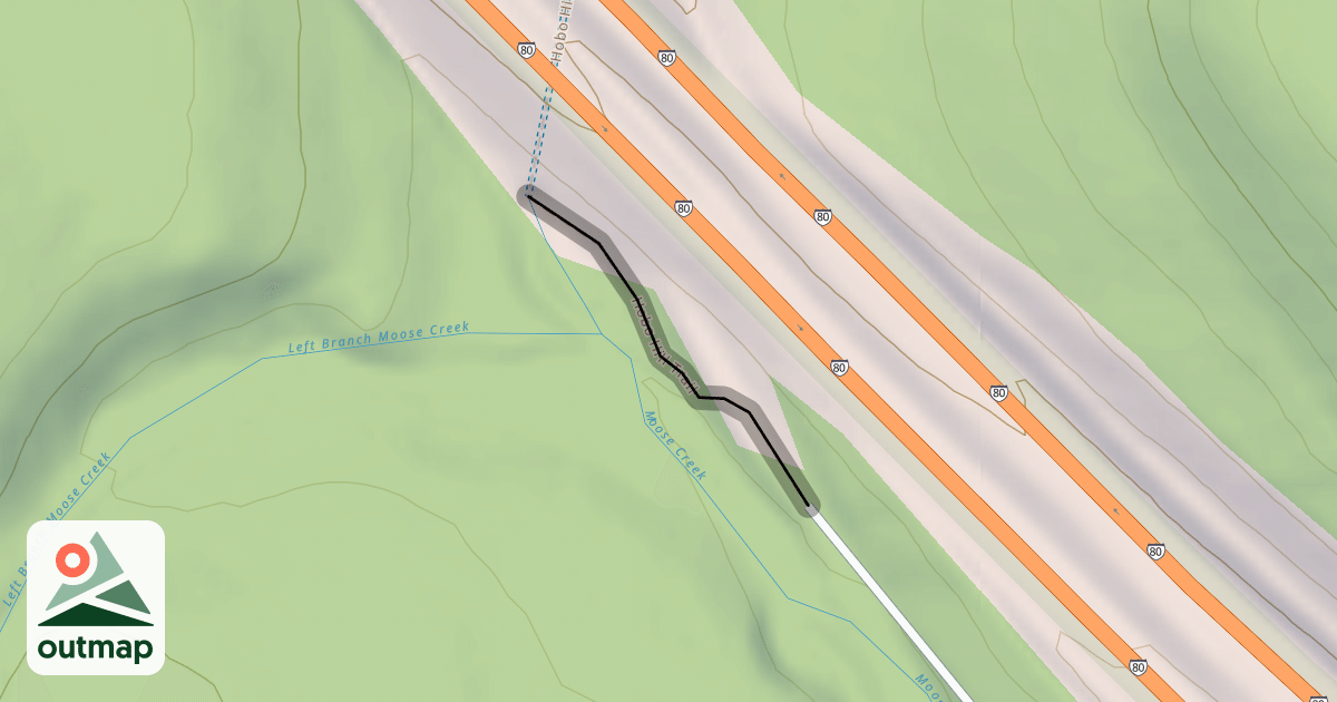 Map of Hobo Hill Trail