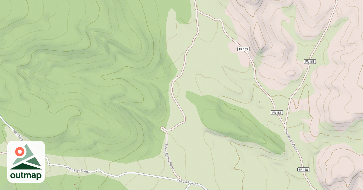 Map of NORTH SPRING