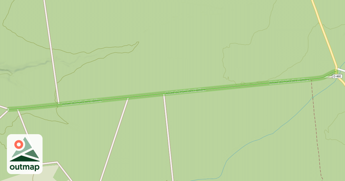 Map of Route du Puits des Halliers