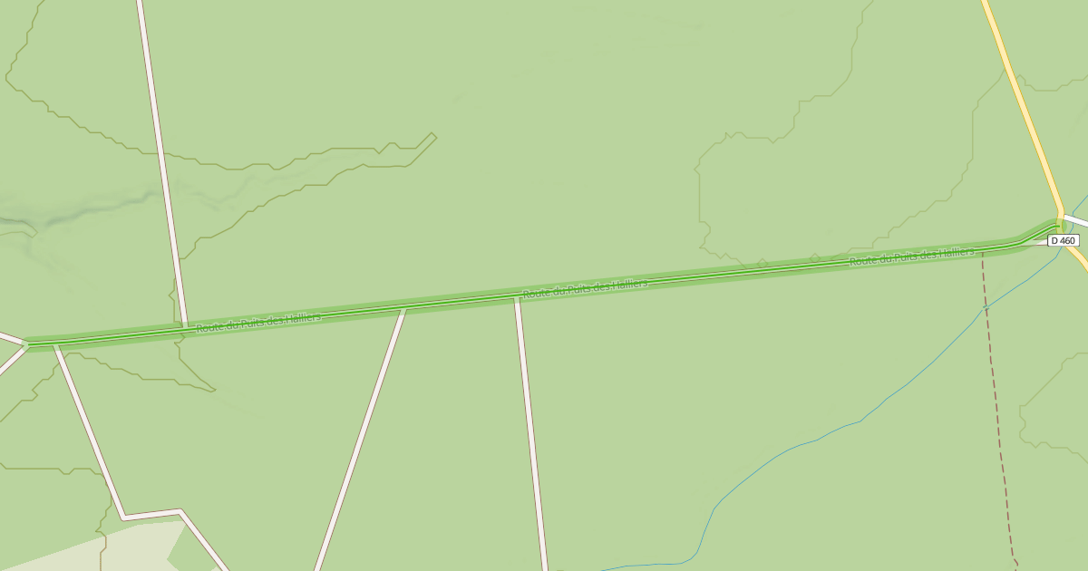 Map preview of Route du Puits des Halliers