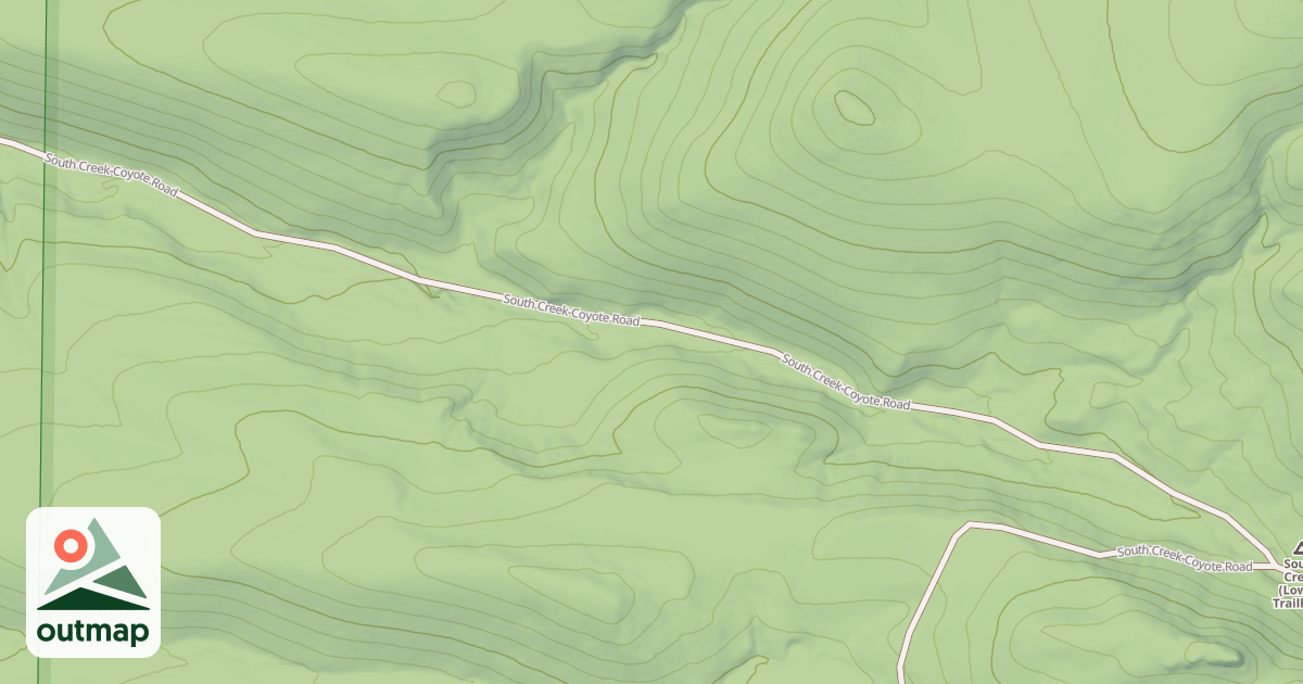 Map of South Creek