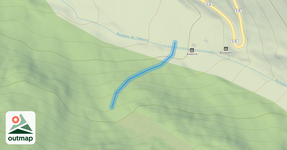 Map of Bretelle