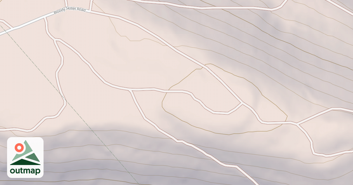 Map of Bloody Skillet ATV Trail