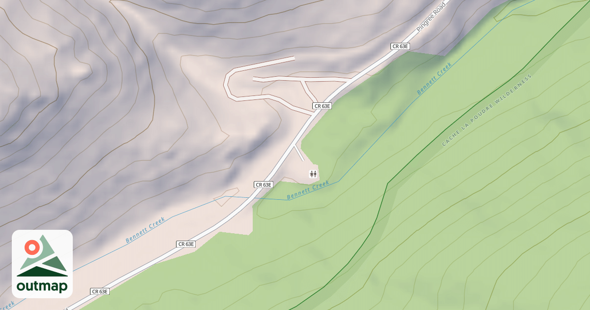Map of BENNETT CREEK PG