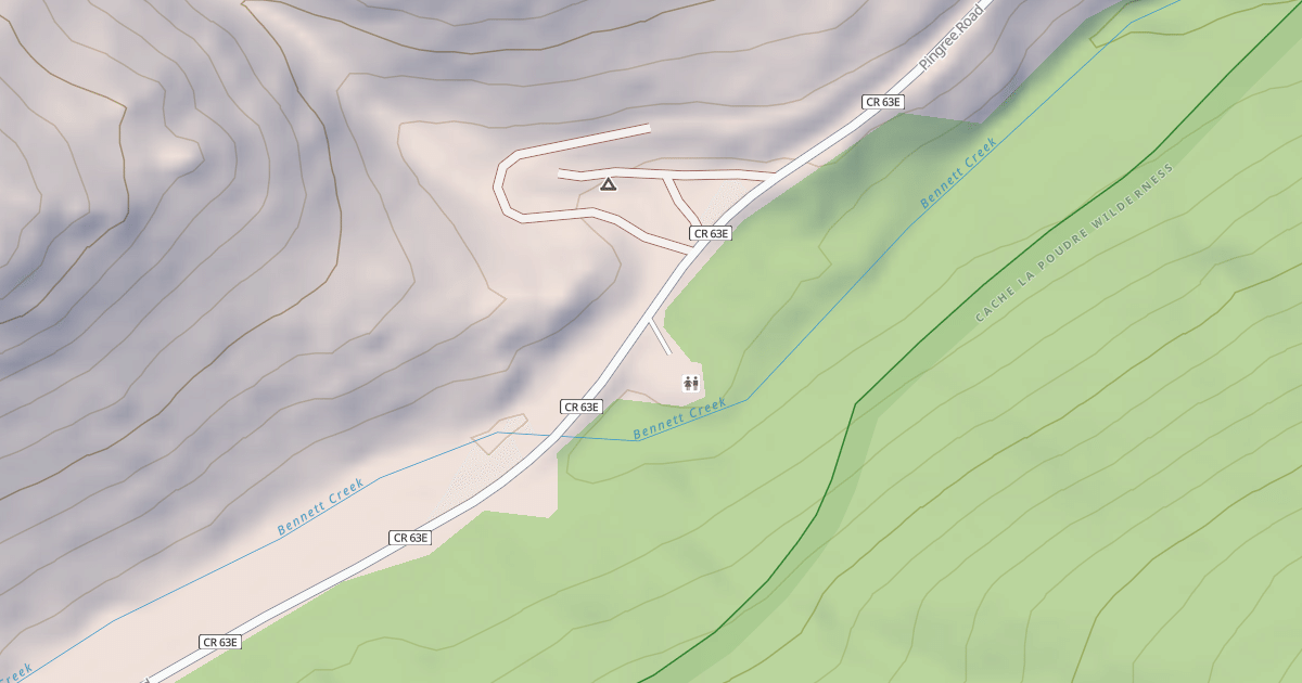 Map preview of BENNETT CREEK PG