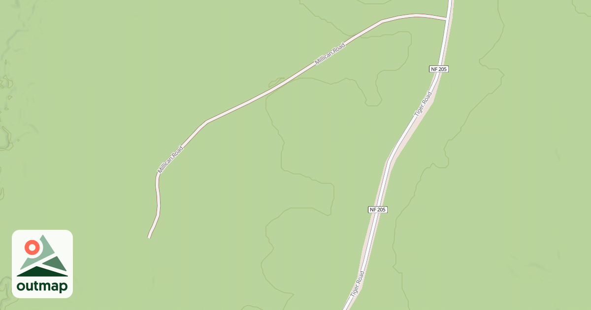 Map of MILLICAN