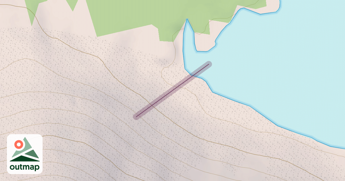 Map of Climbing Route